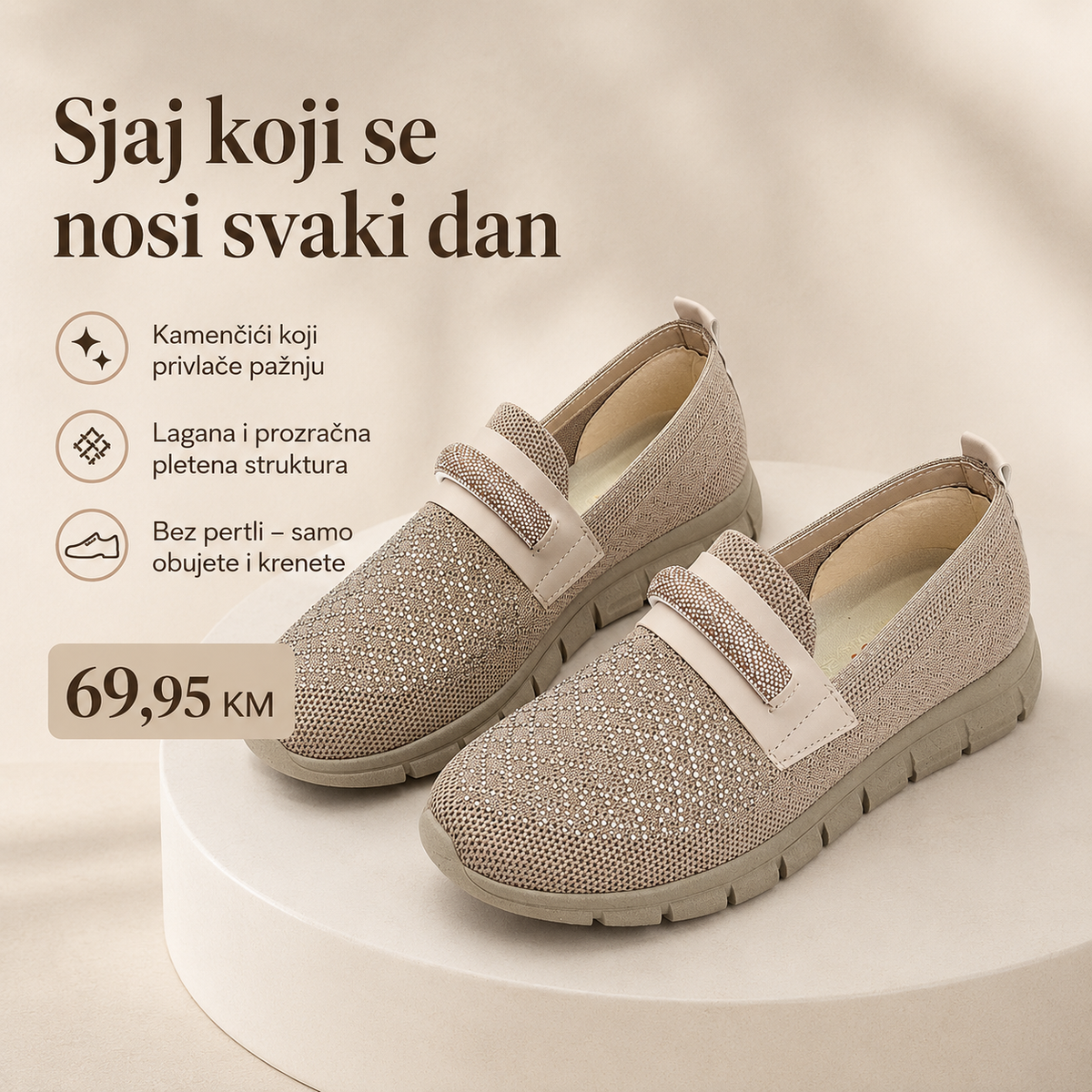 Kristalna Udobnost Ortopedske Cipele